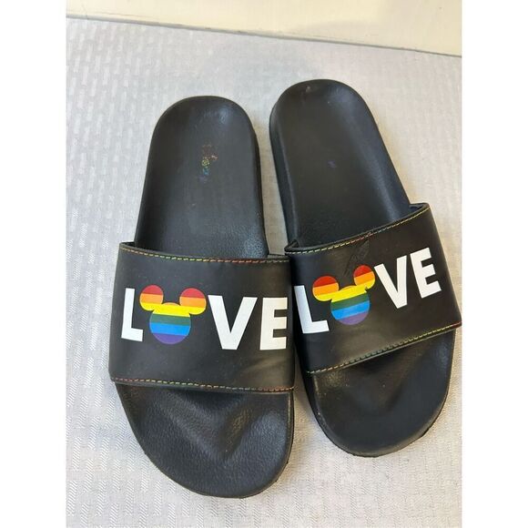 Disney Mickey Mouse ears Love sandals slides - Picture 2 of 4